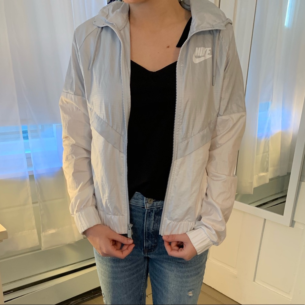 Platinum Nike Windrunner Jacket